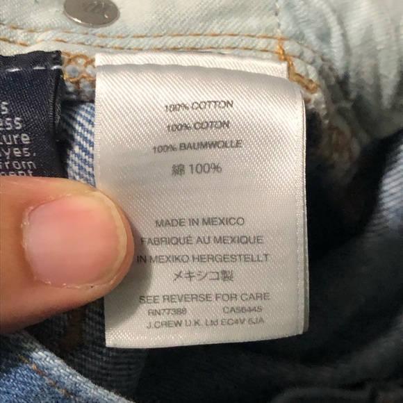 Madewell Shorts Women's 28 High Rise Cut Off Frayed Hem Spring Denim - Picture 3 of 6